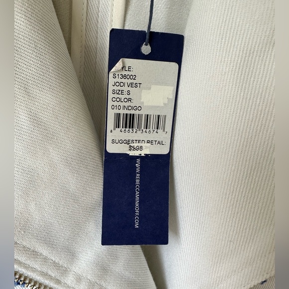 Rebecca Minkoff Jodi Vest Size Small - Picture 5 of 7